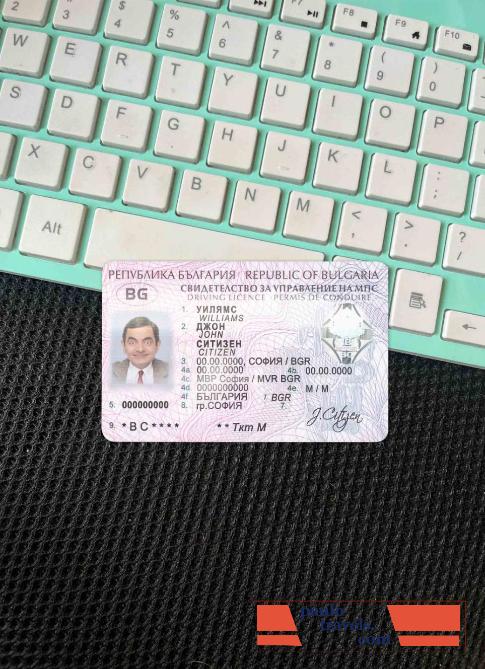 Bulgaria DL photolook FRONT PSD template